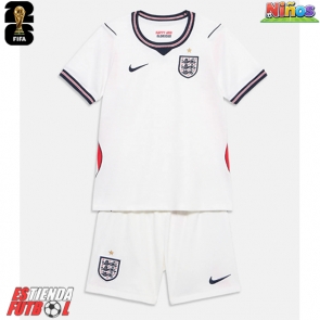 Inglaterra Primera Equipación Niños Mundial 2026 Manga Corta (+ Pantalones cortos)
